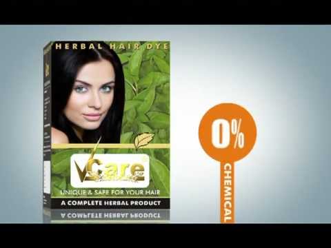 how to use vcare herbal hair dye