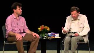 A screenshot of 'Back to Sanity: A Dialogue with Eckhart Tolle' video, with Steve Taylor