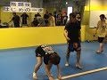 kyokushin champ vs kick boxer ballance fight!