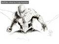 Dell'Otto tonal pencil Spider-Man Inked