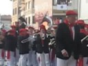 Rataplan por la banda y la tamborrada en la plaza San Juan