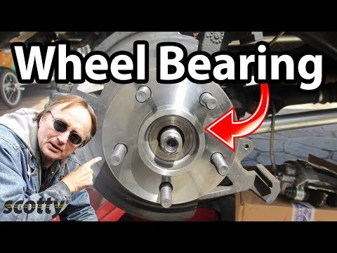How to replace a rear  wheel bearing in your car.