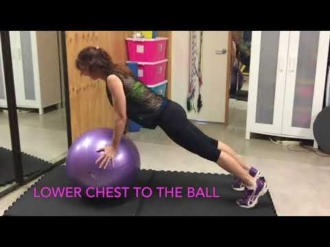 How to… Push Up Hands on Ball Feet on Floor