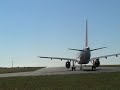 décollage take off a319 easy jet la rochelle jet blast !