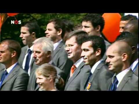 Huldiging Nederlands elftal 2010 1/2