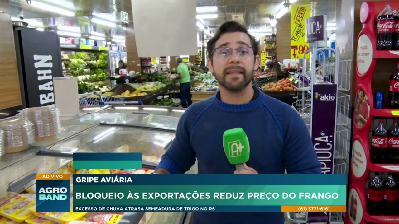 Gripe aviária: Bloqueio ás exportações reduz preço do frango