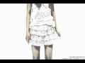 花柄インナー付ティアードスカート - セシルマクビー公式通販サイト
