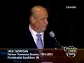 Fred Thompson Speech to VA Republican Party (Part 4 of 4)