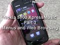  nokia tube 5800 xpressmusic expressmusic smartphone s60 touch cell phone mobile cellphone touchscreen finger symbian os