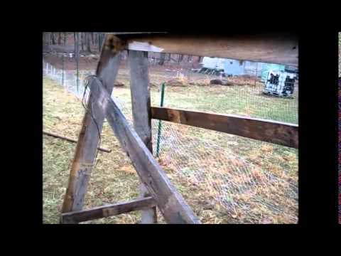 how to fasten chicken wire to wood