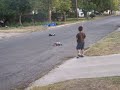 Traxxas Slash beat by rustler---  towards the end 3min
