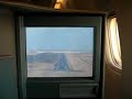 Etihad Airways Boeing 777-300ER landing - window view Etihad Airways Boeing 777-300ER landing - window view