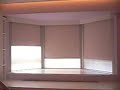 6 Motorized Roller Blinds install in...
