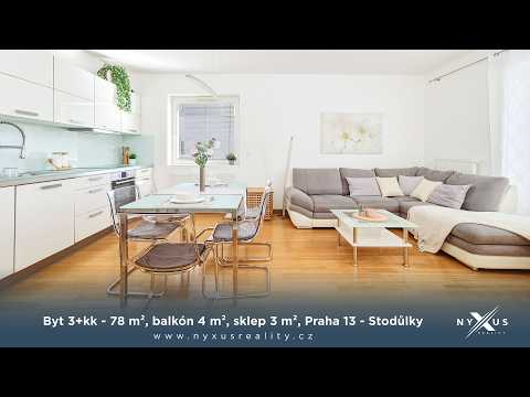 Video Prodej bytu 3+kk - 78 m², balkón 5 m², sklep 3 m² a garážové stání, Klečkova, Praha 13 - Stodůlky