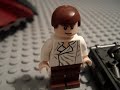 Ages 9-14, Set number 8097, 573 pieces. Awesome set !! Thanks to legoboy12345678 for the inspiration of the intro !! This set costs $80.00 I am the first one on YouTube who lives in US to get this set with out having to order it :D Transport the carbonite-frozen Han Solo™ with Boba Fett™ and Bossk™ in Slave I™! Frozen in carbonite in Cloud City on Darth Vader's™ orders, Han Solo™ is transported by the famous bounty hunter Boba Fett™ in the Slave I™ to the gangster, Jabba the Hutt™, where he meets with the fearsome Tandoshan hunter, Bossk™. Celebrate the 30th anniversary of Revenge of the Sith® with this iconic starship equipped with independently rotating cockpit, hidden flick-firing missiles and other hidden weapons. * Includes 3 minifigures: Han Solo, Boba Fett and Bossk * Rotate cockpit independently from the ship! * Features flick-fire missiles and other hidden weapons! * Lock Han Solo into carbonite element! * Slave I measures 13