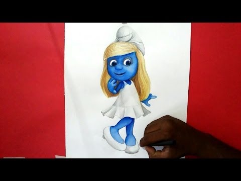 how to draw smurfs