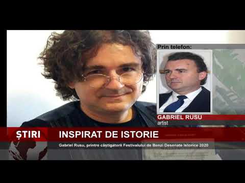 Gabriel Rusu, printre câștigătorii Festivalului de Benzi Desenate Istorice 2020
