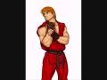 Ken Masters Theme Crimson Fist-Burning Blood