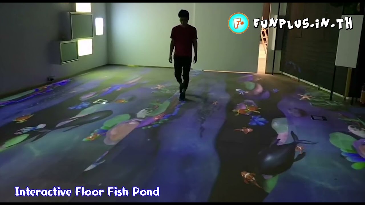 กราฟฟิคบ่อปลาเสมือนจริง