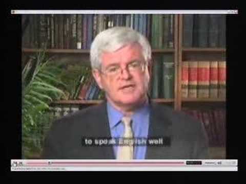 Newt Gingrich Pandering to the Latino Vote