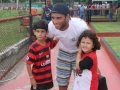 Xandão e Raíssa no Clube de Regatas do Flamengo