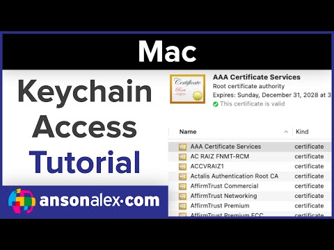 how to keychain mac