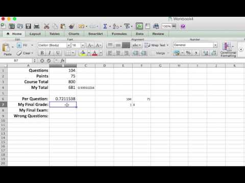how to calculate what you need on a final exam