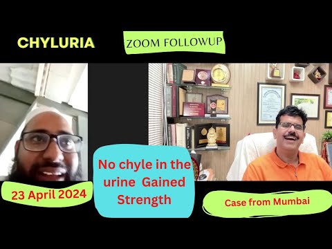 Chyluria Since 8 Years Case From Mumbai Followup 23 April