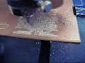 EMC2 running Hermes engraver making PCB EMC2 running Hermes engraver making PCB
