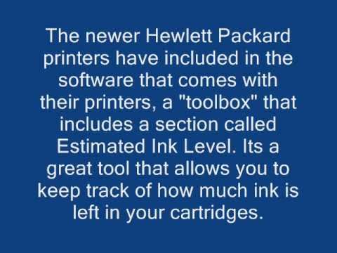 how to test ink levels in hp printer