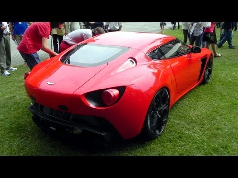 Aston Martin V12 Vantage Zagato Start & REVS SOUND