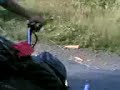 andando en moto