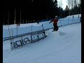 Sestola - Snowboard rail session