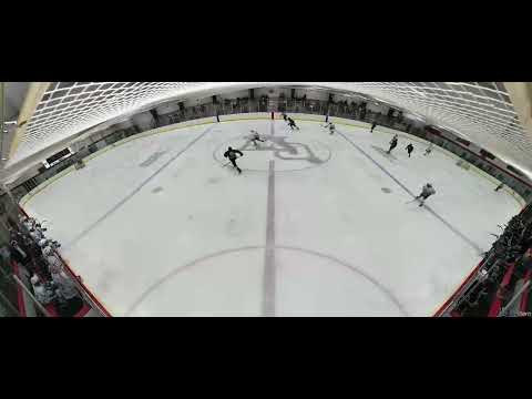 2024-01-20 Scoring Chance, Race For Puck, Hit Crossbar vs Canisius