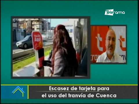Escasez de tarjetas para el uso del tranvía de Cuenca