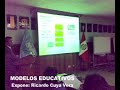 Modelos educativos expone Ricardo Cuya Vera