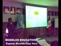 Modelos educativos expone Ricardo Cuya Vera