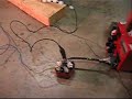 Water spark test on a gas generator Water spark test on a gas generator