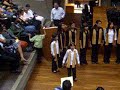 CANTORIA DE LA BANDA DE CONCIERTOS DE LARA DIRIJE LIZBETH MEDOZA PRESENTACION EN LA SALA DE SECIONES DEL PALACIO MUNICIPAL DE BARQUISIMETO DICIEMBRE 13 2008