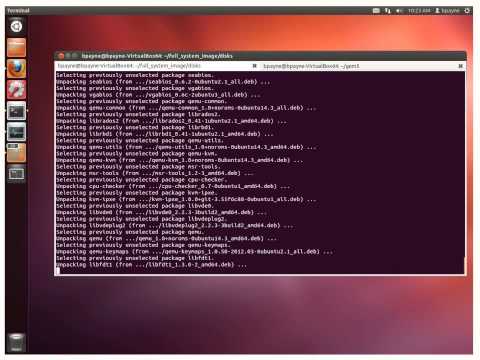 A youtube video of installing programs within an .img file using qemu on Ubuntu 12.04 64bit