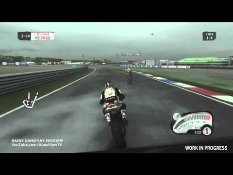 SBK 2011: Superbike World Championship - Rainy Track Gameplay Preview | HD