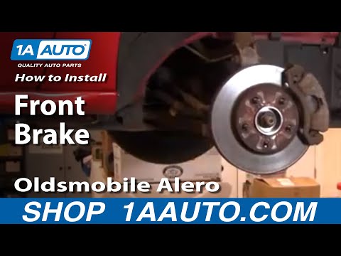 How To Install Replace Front Brakes Oldsmobile Alero 99-04 1AAuto.com