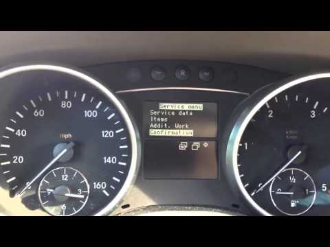 how to restart run flat indicator mercedes