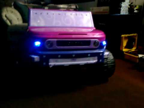 how to charge disney princess fj cruiser