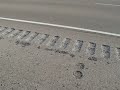 RUMBLE STRIPS, FAILURE, OK DOT Division III rumble strips Rte. 3W between Ada and Asher, OK