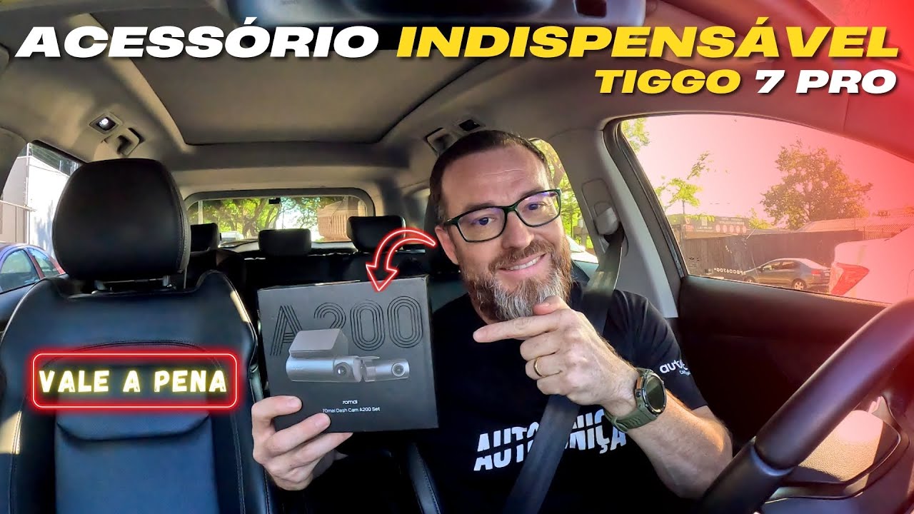 TIGGO 7 PRO - 70mai A200 acessório indispensável para sua segurança