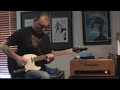 Josh Smith is testing the new Mad Professor MP101 101 watt amplifier with Chapin guitar into the second channel of MP101. Cabinet is 4x12 loaded with Scumbacks