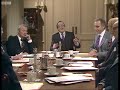 The permanent secretaries are discussing the possibilities of positive discrimination of women in the workplace and all seem to be in favour of the idea, in principle that is. Watch more high quality videos on the new BBC Worldwide YouTube channel here: www.youtube.com