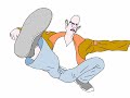 Chute - do rascunho a finalização - desenhos animados