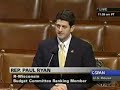 Paul Ryan Speaks Out on Cynical Fiscal Shell Game